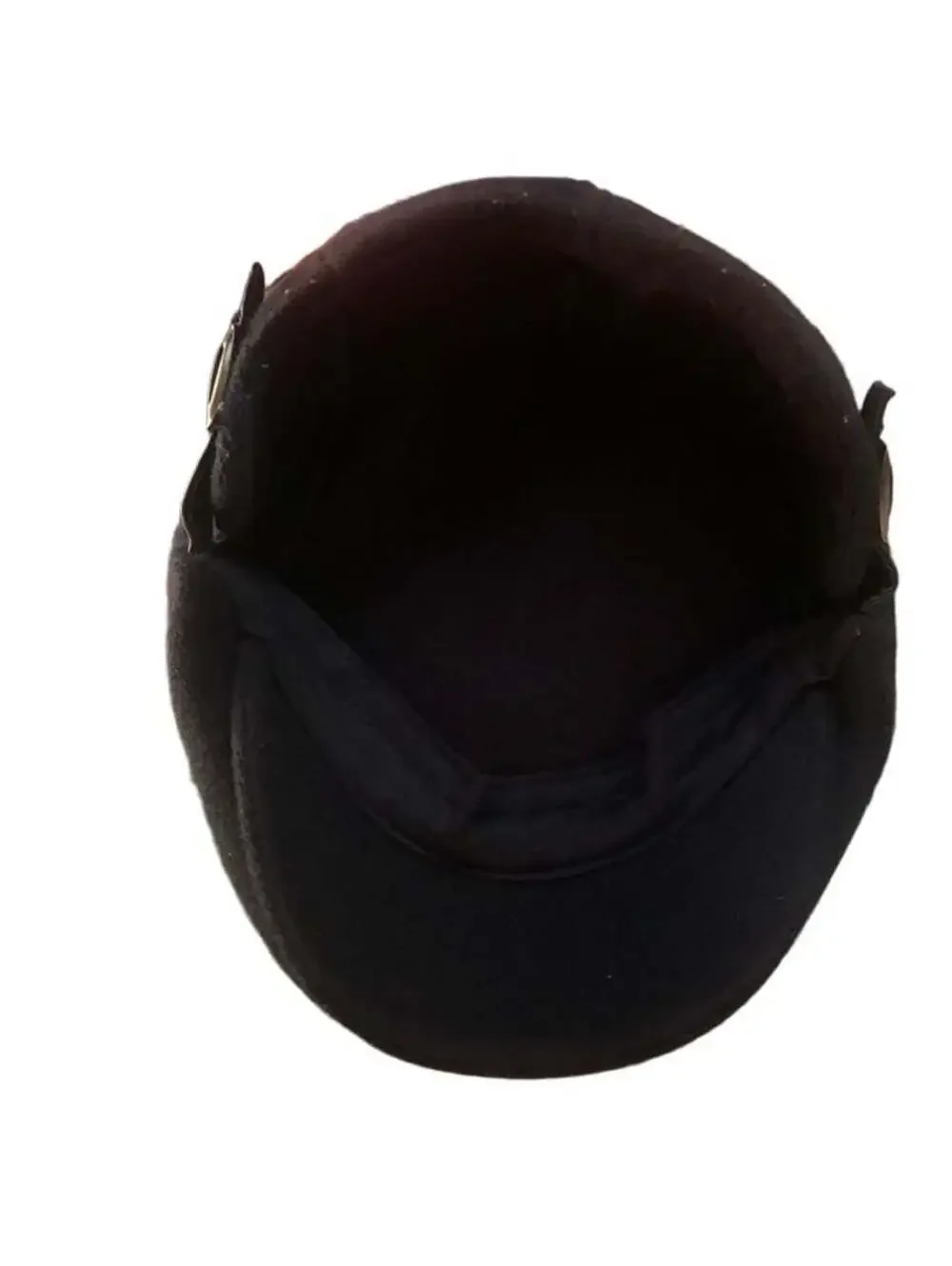 Mens Adjustable Wool Blend Flat Ivy Newsboy Cap Black Driving Hat